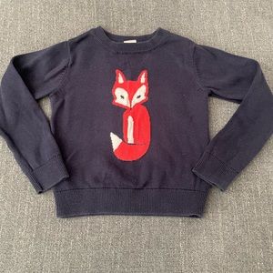 Girls Fox Sweater